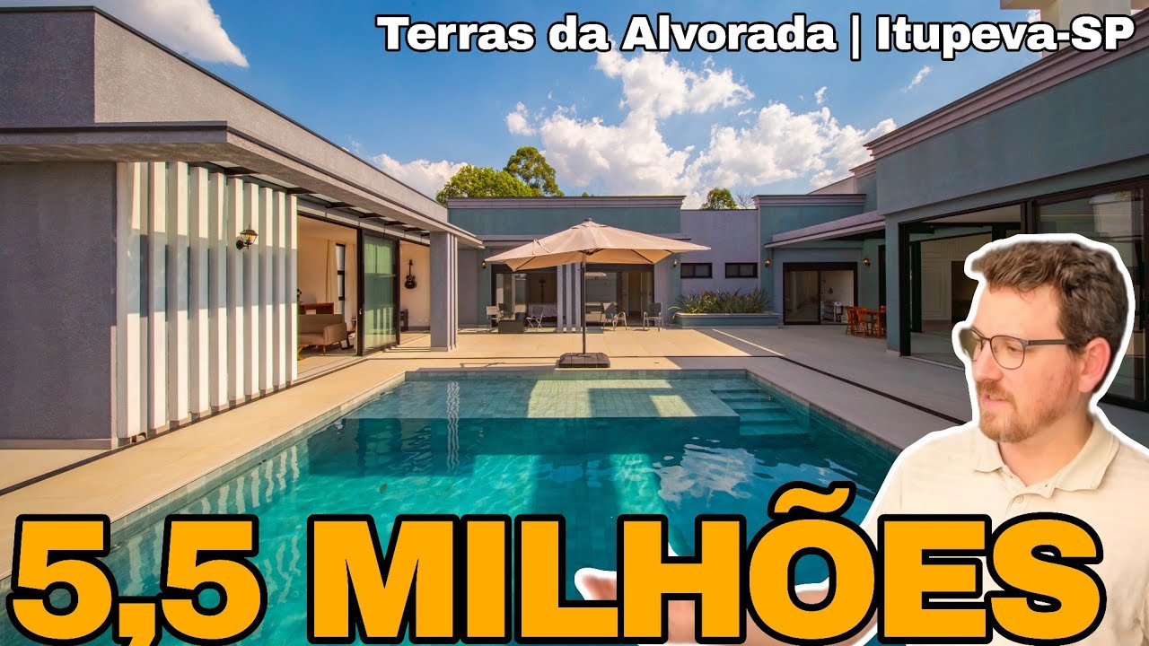 Mansão ESPETACULAR em estilo NEOCLÁSSICO MODERNO 📍 Terras da Alvorada em Itupeva-SP 