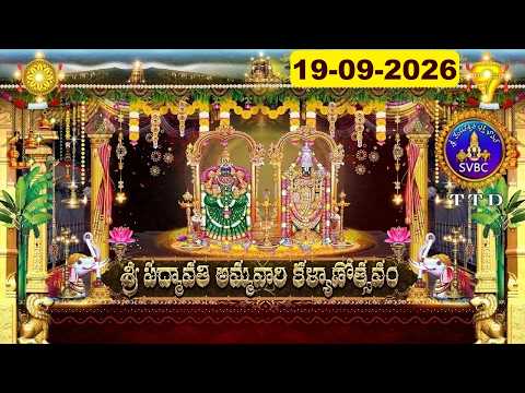 Sri Padmavathi Ammavari Kalyanotsavam || Tiruchanoor || 19-09-2026 || SVBC TTD