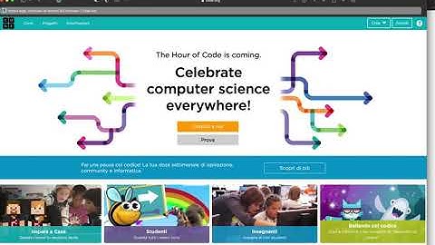 Creare una classe sul sito Code.org