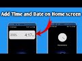 How to Add Time on Mobile Home screen 2022 || Time and Date widget || Tech Process