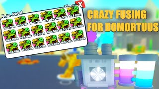 ULTRA Fusing Method For GOLD Domortuus!!! | Pet Simulator X | Roblox