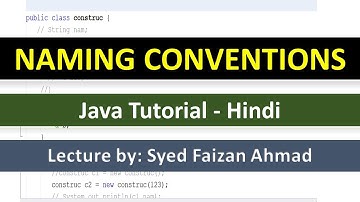 JAVA NAMING CONVENTIONS | JAVA BEGINNERS VIDEOS | NAMING CONVENTIONS IN JAVA | HINDI URDU