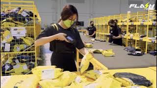 A peek inside the Flash Express hub