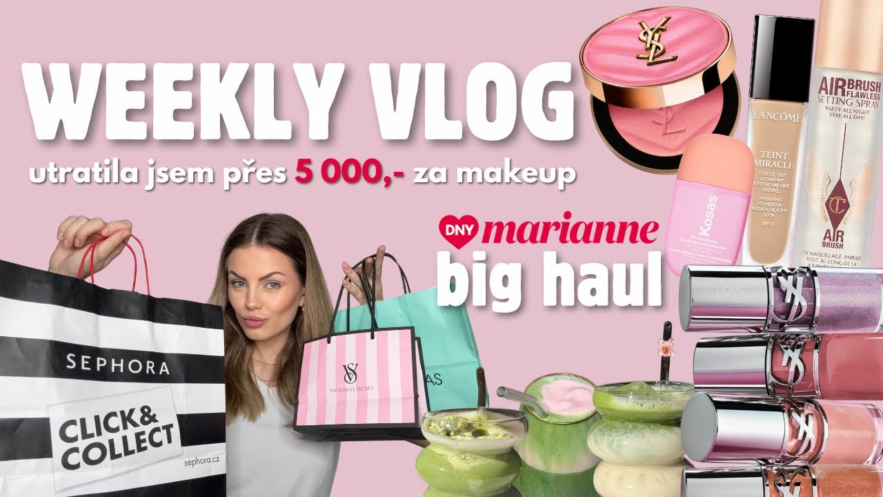 WEEKLY VLOG | YSL event  💄 mega beauty haul 🛍️