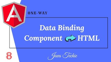 Angular 8 : One-Way Data Binding | Example | Java Techie
