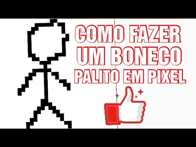 Tentando fazer pixel art até aprender Dia 2 boneco de palito - iFunny Brazil