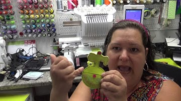 Blessed Beyond Measure Snap Tab Key Fob Embroidery Design Tutorial