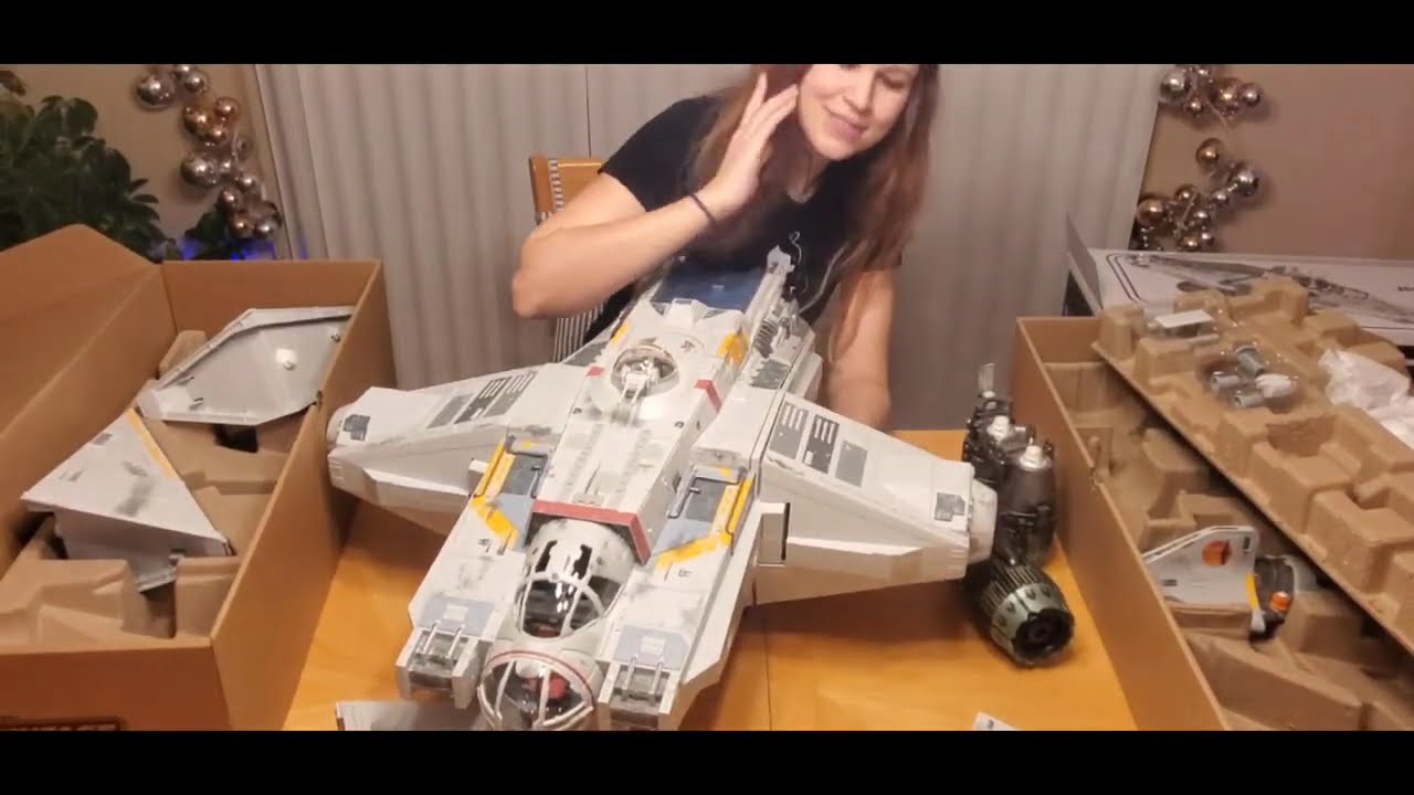 Box Opening Star Wars Vintage Collection The Ghost Haslab ship