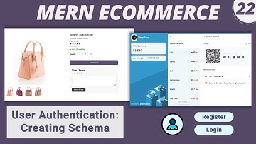 MERN Stack E-Commerce Project #22: Working on User Authentication - Creating User Schema
