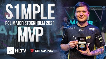 s1mple - HLTV MVP by Bitskins of PGL Major Stockholm 2021
