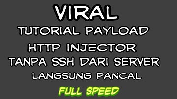 Viral tutorial payload http injector tanpa ssh langsung dari server http injector