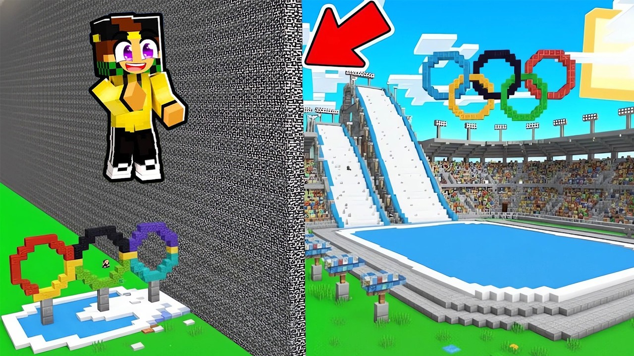 HO IMBROGLIATO nella GARA DI COSTRUZIONE delle OLIMPIADI DI MILANO  - MINECRAFT