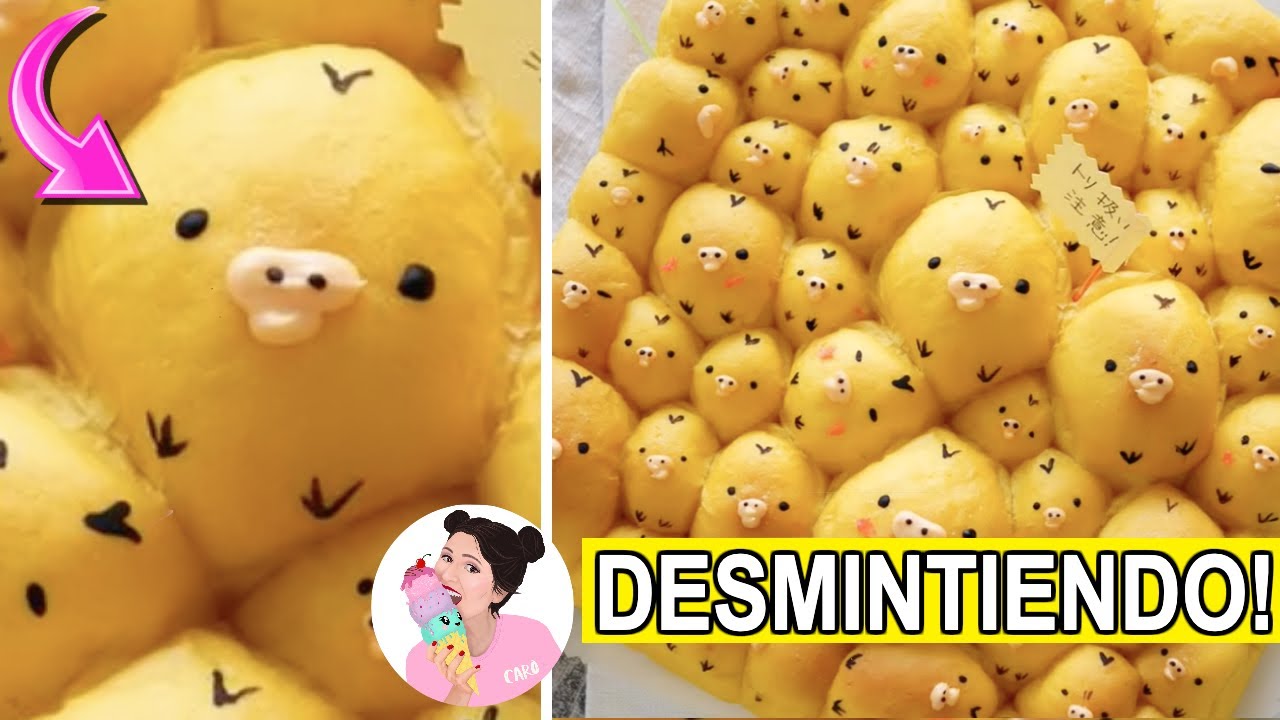 Pan VIRAL JAPONES de GALLINA (o eso creo) POCOS INGREDIENTES! Las RECETAS MAS RARAS DEL MUNDO