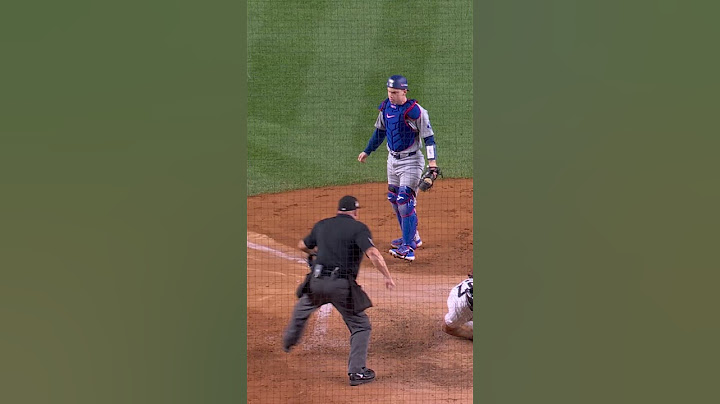 Giancarlo Stanton gets CAUGHT at home! #mlb #baseball #yankees #Dodgers #worldseries
