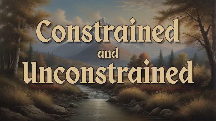 Constrained and Unconstrained - Understanding Two Contrasting Views on Society and Governance.