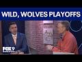 Timberwolves, Wild playoff series tied 1-1