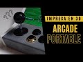 Hago mi propia consola ARCADE PORTABLE 😎 Impresa en 3D