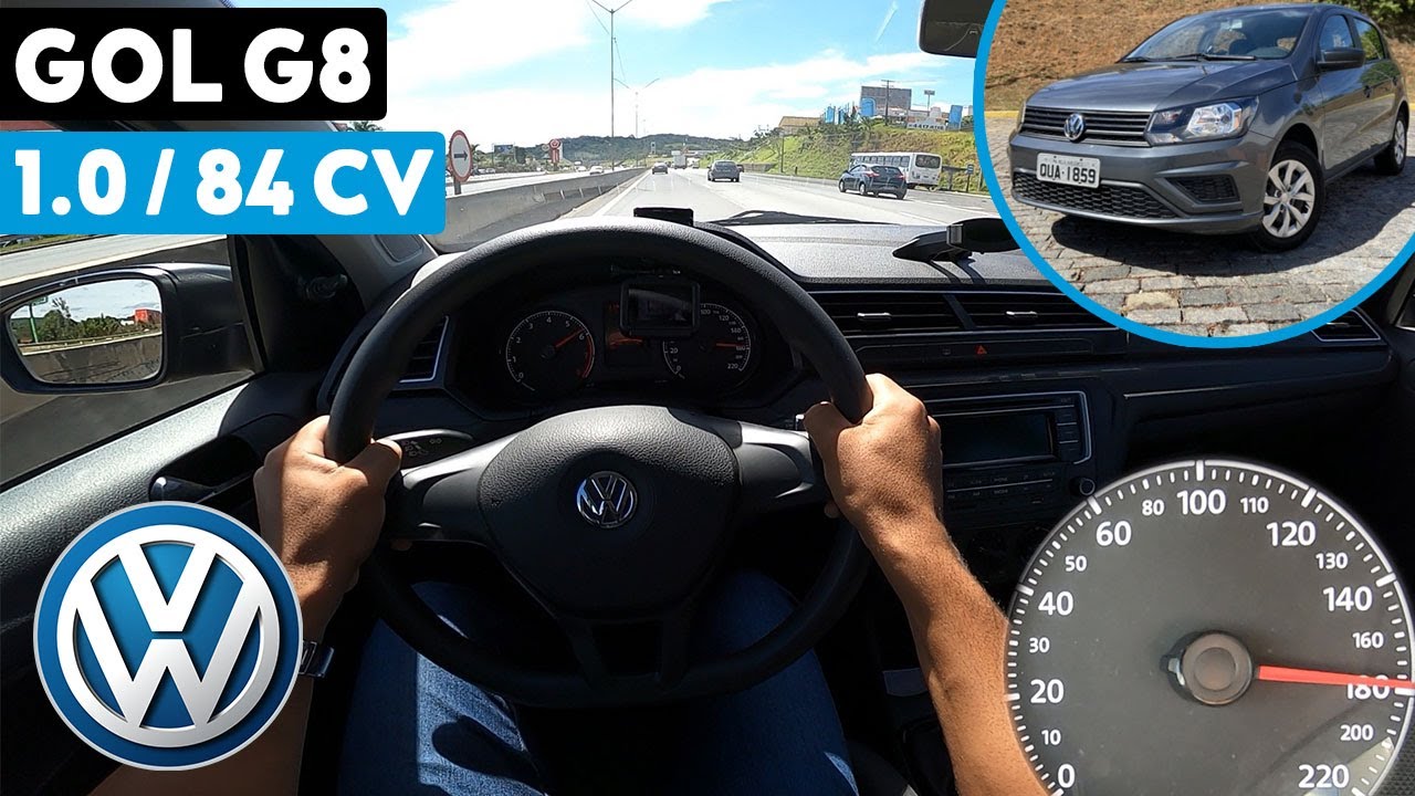 TESTE ACELERANDO GOL 1.0 3 CILINDROS | TOP SPEED! É BOM? ANDA BEM? VALE A PENA? AVALIAÇÃO NA ESTRADA