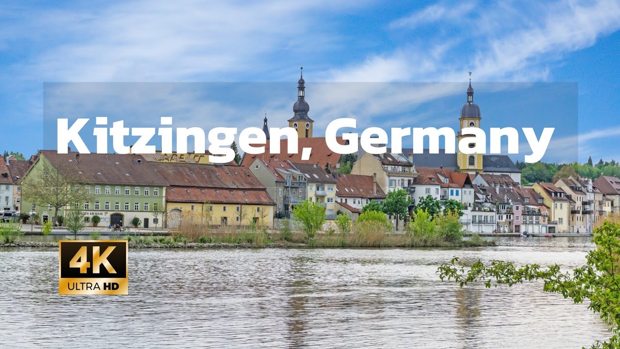 Walking Tour in Kitzingen, Germany 4K