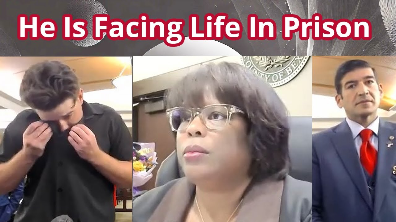 Young Man Facing Life In Prison Breaks Down In Court - YouTube