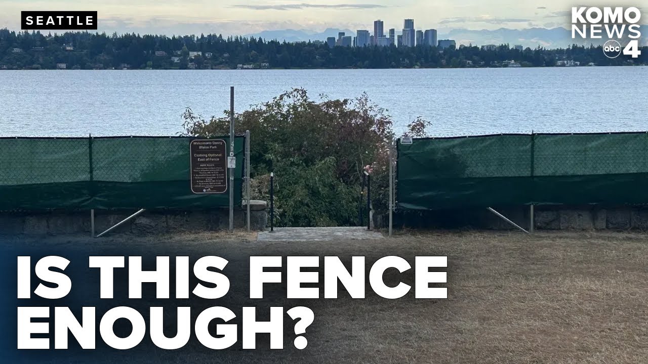 Neighbors and park-goers clash over effectiveness of new fence at Denny Blaine Park