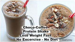How To Lose Weight Fast - 2 kgs -No Exercise or Diet - Coffee Protein Smoothie/Shake For Weight Loss