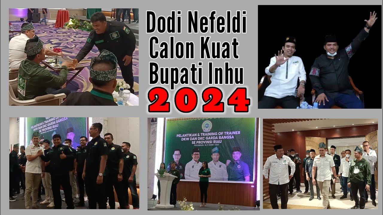 Wahid Sebut Dodi, Calon Bupati Inhu 2024 Mulai Menguat - YouTube