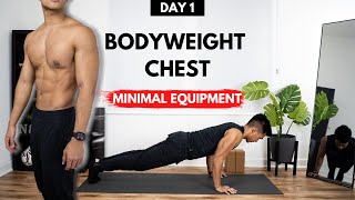 AT HOME BODYWEIGHT CHEST WORKOUT / New Year 2021 / Day 1 | Jeremy Sry