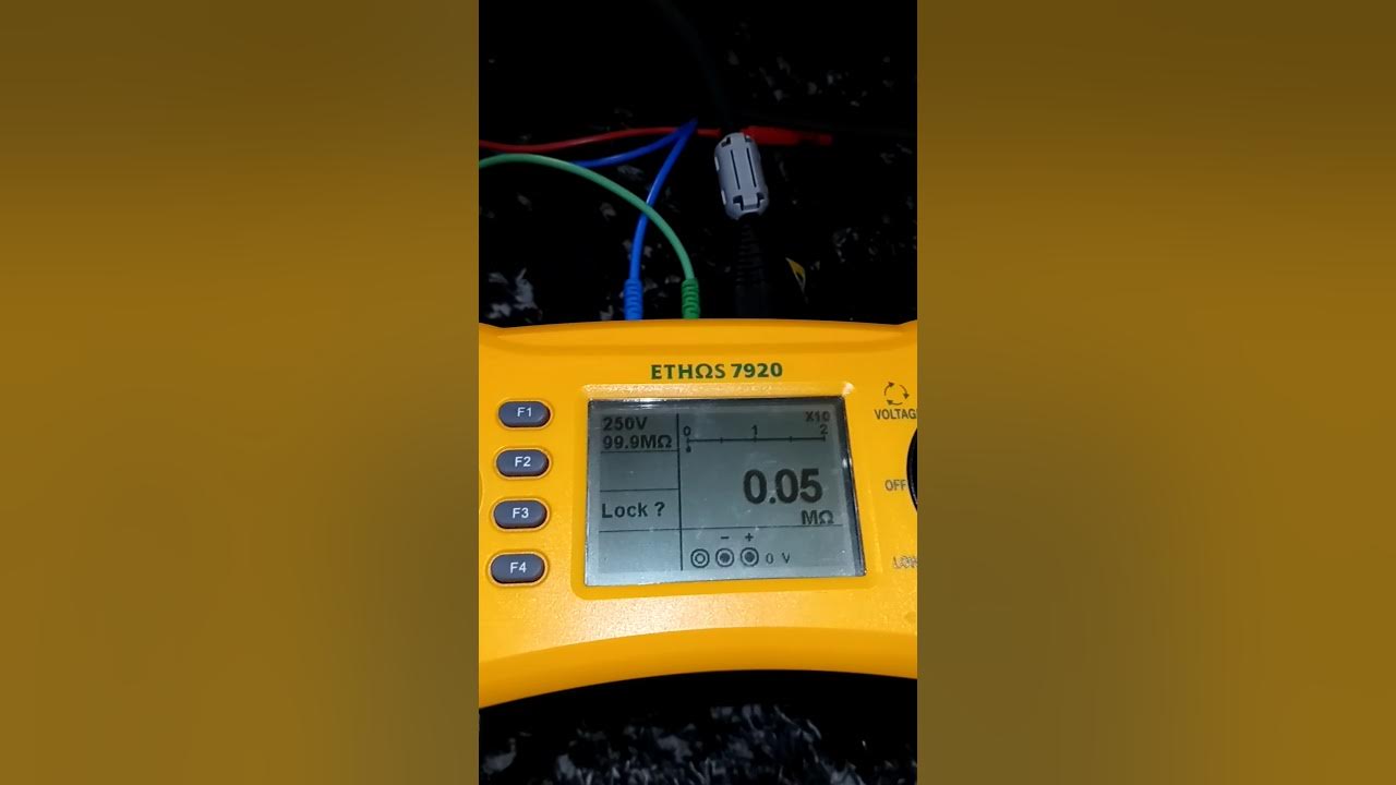 ETHOS 7920 Insulation tester YouTube