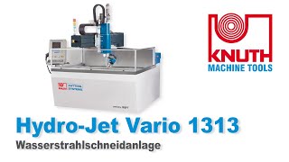 KNUTH Wasserstrahl-Schneidanlage Hydro-Jet Vario 1313
