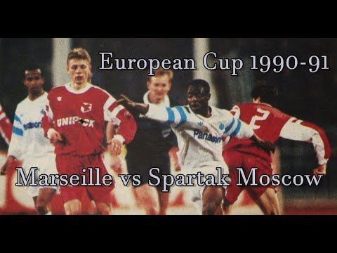 Programme De Match Spartak Moscou - Marseille (Coupe D'Europe 1990-1991) - Occasion
