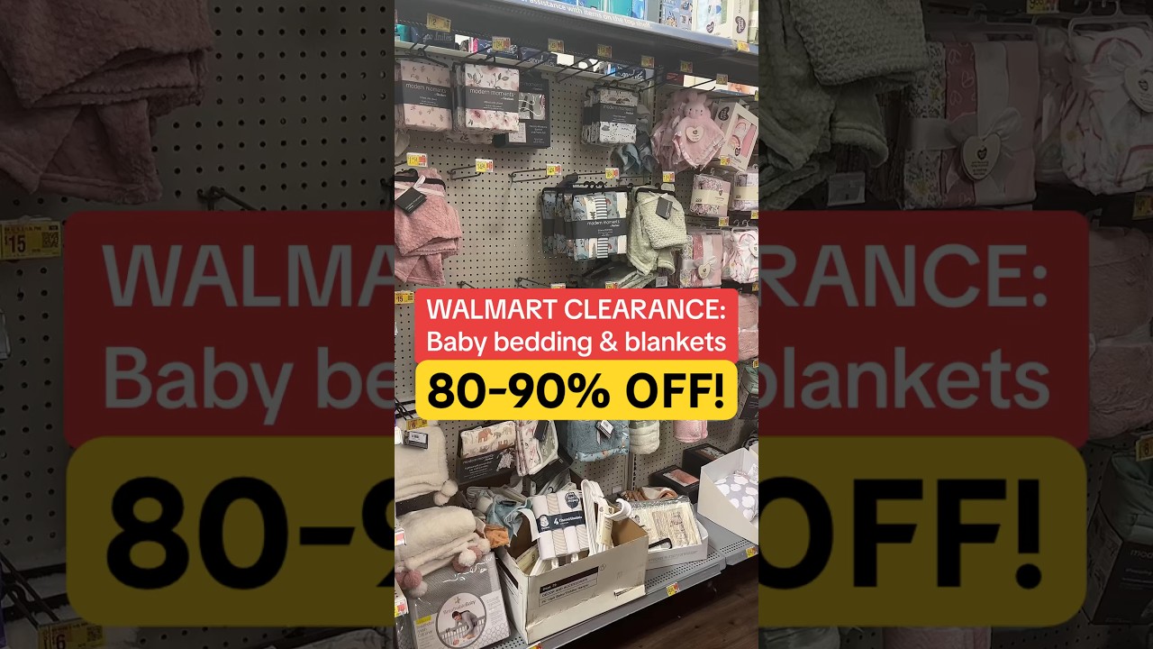 80-90% off baby/toddler bedding at Walmart! 