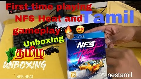 NFS Heat unboxing and gameplay tamil 😍 Part 1 (Gamenestamil)