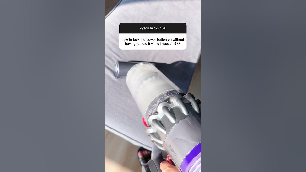 DYSON HACK 🚨 How to lock the power button on Dyson without having to