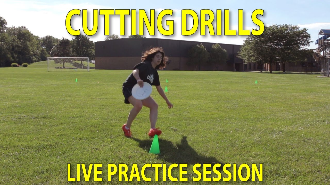 Ultimate Frisbee Cutting Drills Live Practice Session YouTube