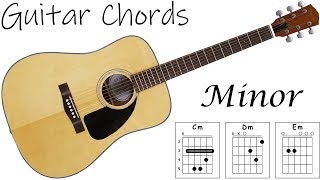 How to play GUITAR 🎸 - Minor CHORDS 🎵