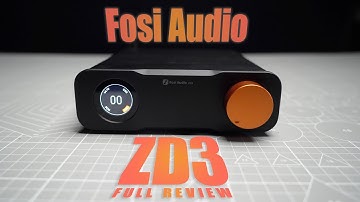 Fosi Audio ZD3 DAC Review + Sound Demo Comparison + Using Active Speakers