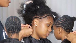 Braid Pattern for Closure Sewins & Closure Wigs VERY FLAT | Beginner Friendly (ONLY 1 ENDING BRAID)