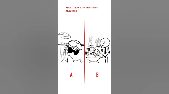 Mistakes Happen 😩 A vs B (Animation Meme) #shorts