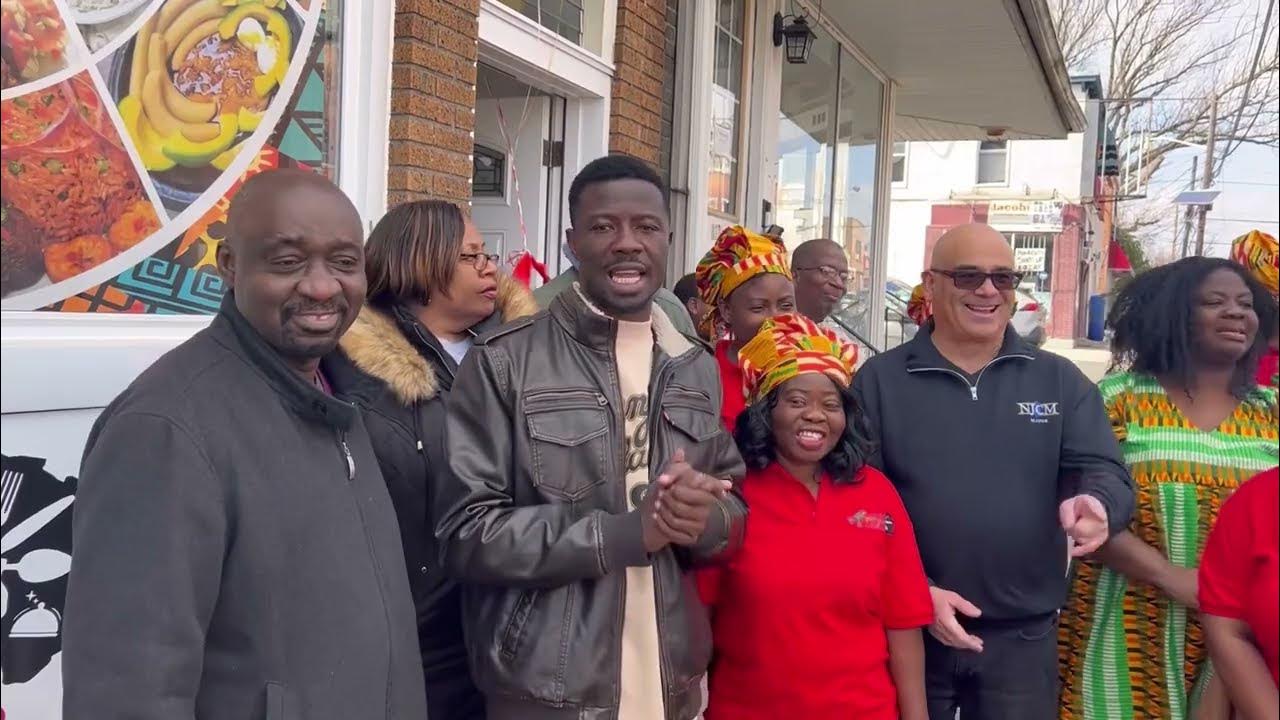 Wow 😂 Kwaku Munu The English interpreter 😂 At The Opening Of ANIROSE