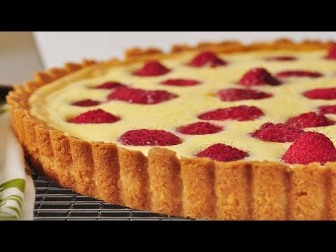 Raspberry Cream Cheese Tart Recipe Demonstration - 