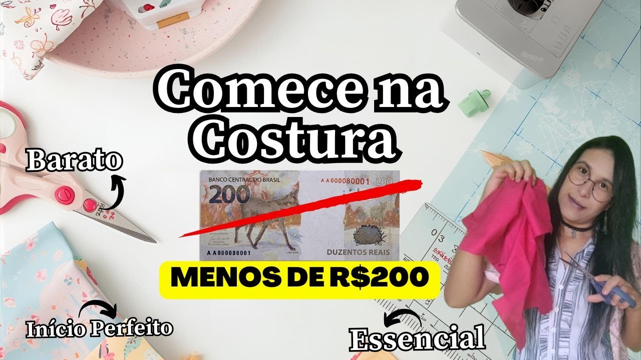 Comece na Costura com MENOS de R$200 - Atelie Stehsl