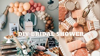 MY BRIDAL SHOWER: decorate with me, DIY balloon arch, mimosa brunch