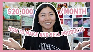 How to Make & Sell Products // Pricing, Inventory, & More // Running a Crochet Business
