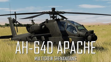 DCS: AH-64D Apache | Multicrew Shenanigans #DCSworld #apache #ah64