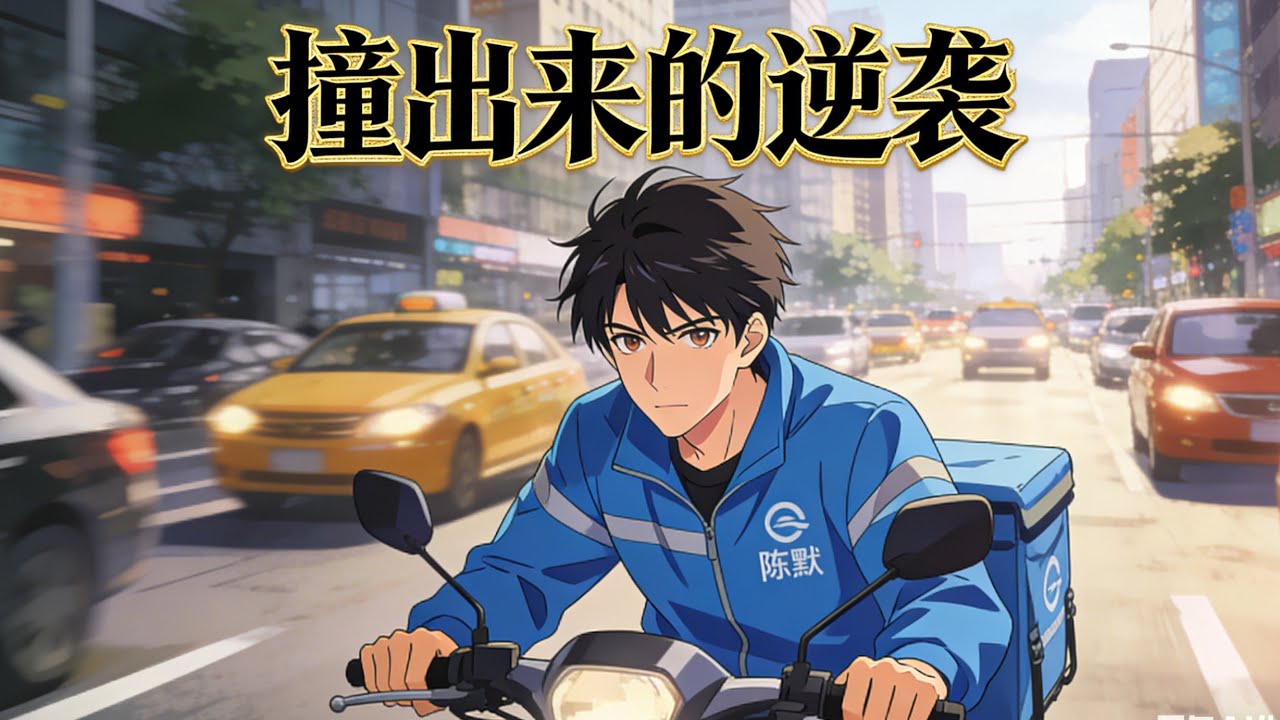 【FULL】🔥《撞出來的逆襲》撞倒我的是路虎和富貴，扶起我的是機遇和自己。 外賣員陳默的逆襲，從一場車禍開始。#動畫#逆襲#系統#小說#動畫#漫剧#智绘