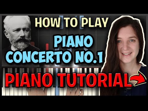 Cara Bermain "Concerto No 1" oleh Tchaikovsky - Piano Mudah (Synthesia) [Piano Tutorial] [HD]