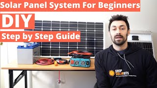 100 Watt Solar Panel Kit Beginner SetUp | How to and Step by Step Solar Kit Instructions