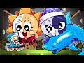 🐬BIG FOOD VS SMALL FOOD MUKBANG ANIMATION | ☀SUN VS 🌜MOON - FNAFSB ANIMATION | SLIME CAT