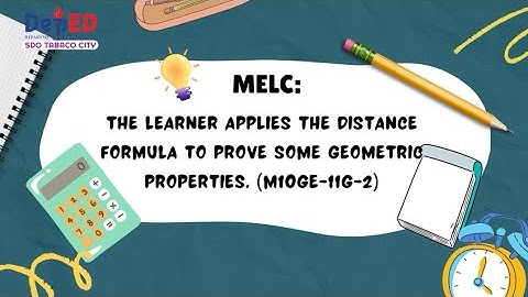Applying the Distance Formula to Prove Some Geometric Properties